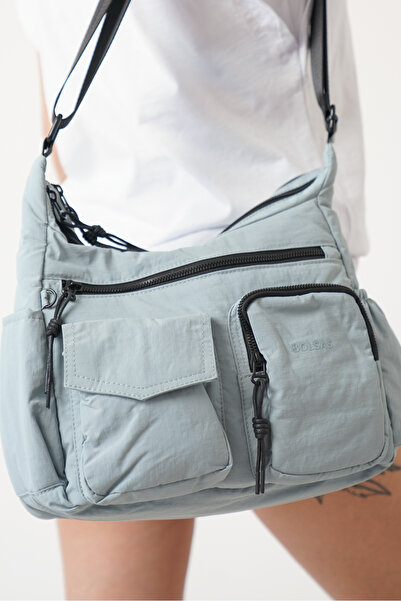 Solo Bag Women's Multi-Compartment Waterproof Crinkle Casual Crossbody Bag