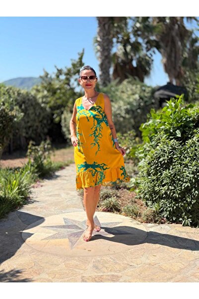 Punta Otantik MLN16105 Rochie Alanya din viscoza