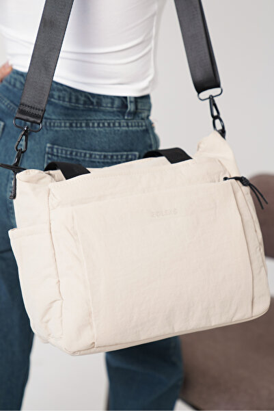 Solo Bag Women's Multi-Compartment Waterproof Crinkle Casual Crossbody Hand and Shoulder Bag