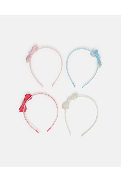 REDTAG Girls Assorted Headband Set (Pack of 4)