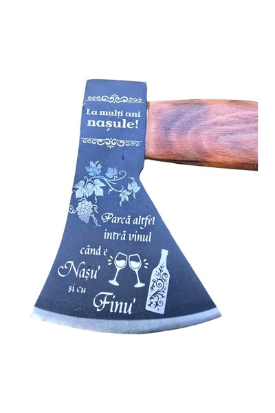 Rotor Personalized axe 'Happy Birthday, Godfather' 1000g, 38 cm