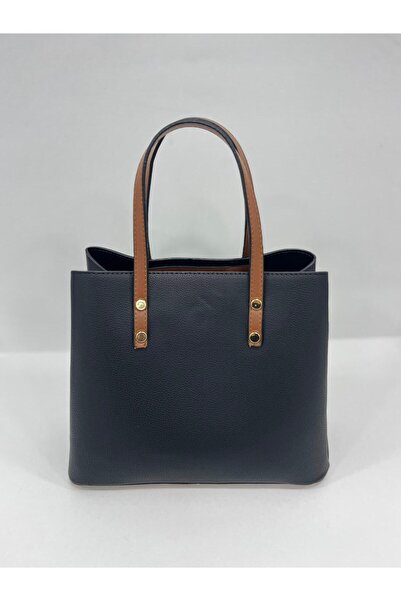 Sanmorris Women's Long Strap 4-Compartment Simple and Stylish Hand and Shoulder Bag with Gold Accessories