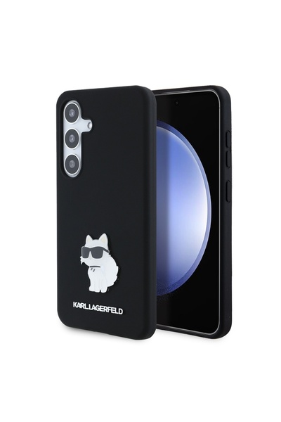 Karl Lagerfeld Θήκη για Samsung Galaxy S24, Σιλικόνη, Μαύρη