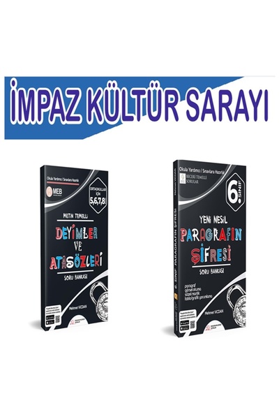 Paragrafın Şifresi Yayınları 6. SINIF YENİ NESİL PARAGRAF SORU BANKASI+DEYİML...