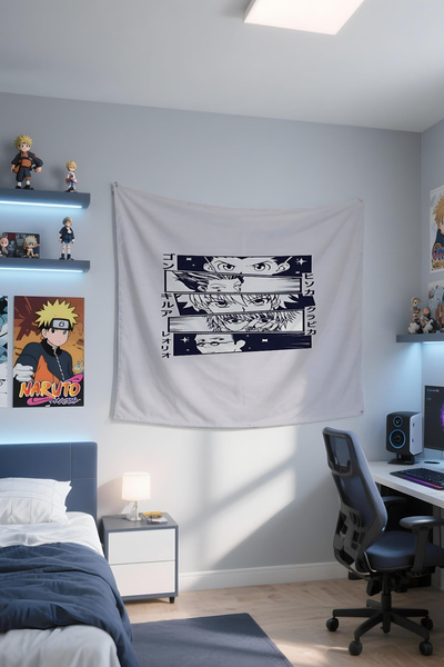 Etnik Dekor Hunter X Hunter Anime Digital Print Wall Cloth