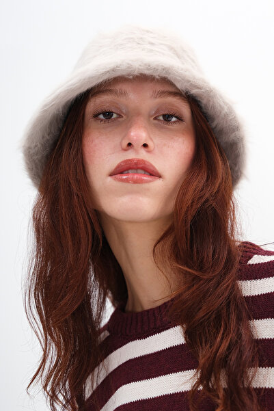 Addax Furry Bucket Hat Şpk1089