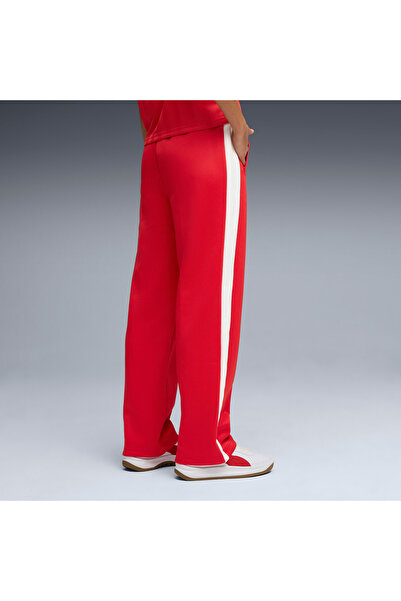 Puma T7 Always on Straight s Kadın Kırmızı Eşofman Altı