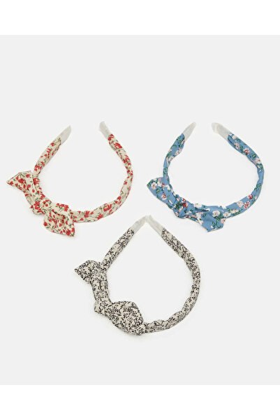REDTAG Girls Assorted Headband Set (Pack of 3)