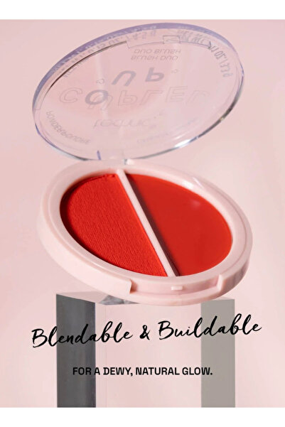 TECHNIC Coupled Up Blush Duo – Heartfelt Hues | Dual-Shade, Buildable & Blendable Powder Blush