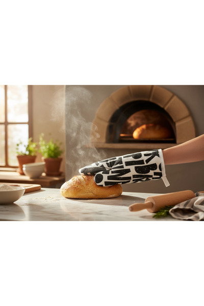 Soft and Baby قفازات الفرن بتصميم السنة الجديدة، بتصميم عيد الميلاد