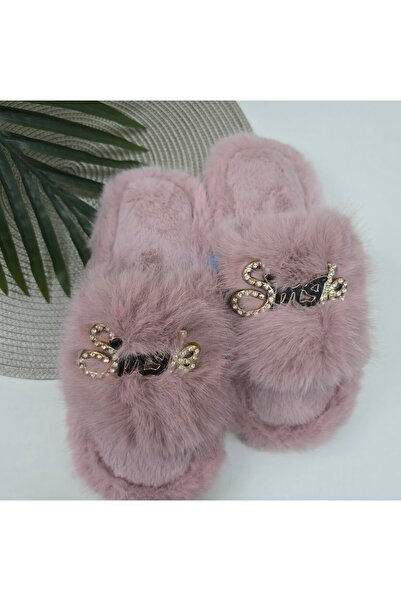 OEM Women's slippers with soft fur and thick soles