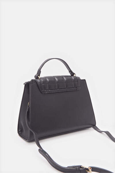 REDTAG Women Black Embellished Day Bag