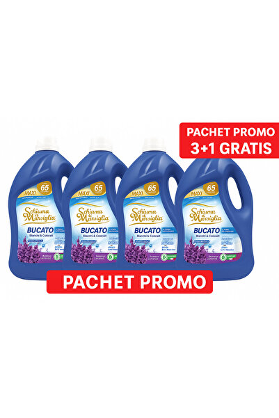Schiuma di Marsiglia Pachet Promo - Lavanda, 5L 3+1 gratis