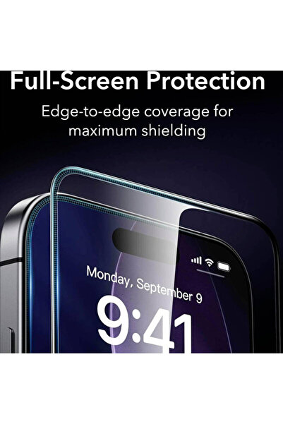 ESR [Pack 2x] Armorite UltraFit Tempered Glass Screen Protector for iPhone 17 Air, Transparent