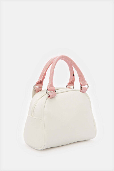 REDTAG Girls White Embellished Day Bag