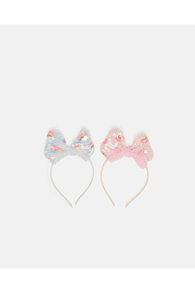 REDTAG مجموعة عصابات رأس متنوعة للبنات (عبوة من قطعتين)