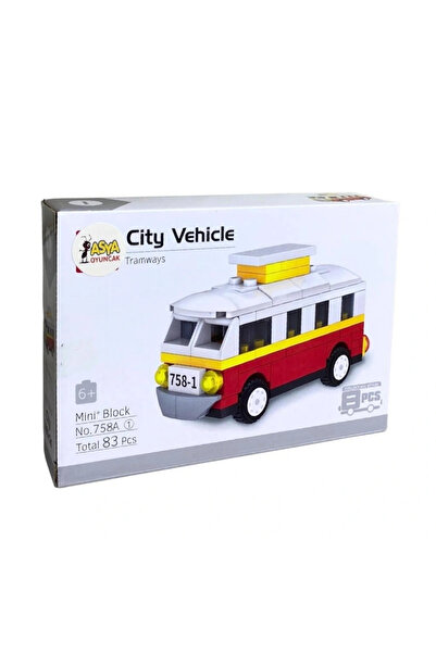 Prlk toys Dıplay Kt. Brıcks tramvay