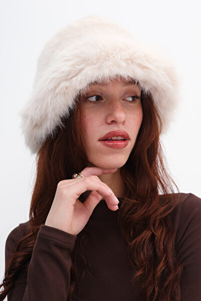 Addax Fur Plush Bucket Hat