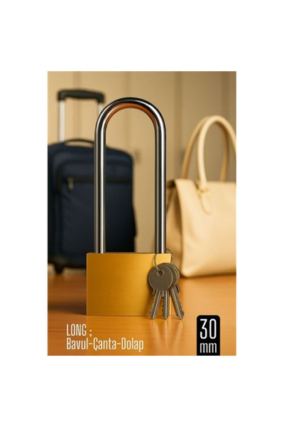 toyigoo Long 30mm Long Shackle Suitcase and Bag Padlock – Secure for Cabinets...