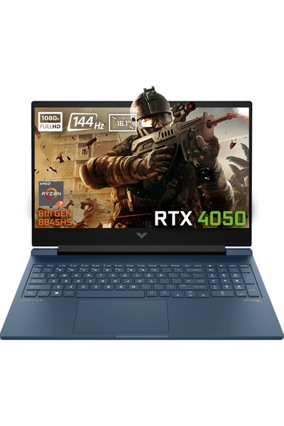 HP Victus 16-S1023NT Ryzen 7-8845HS 9Z795EA FR67 16 GB 512 GB SSD RTX4050 6GB...