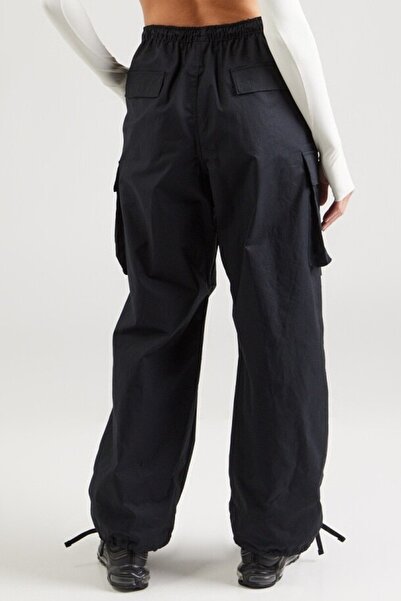 Nike Oversized Cargo Dans Pant Women's Oversized Cargo Pocket Woven Canvas Sweatpants Black