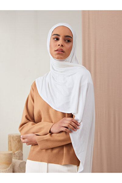 Femple Modest Practical Premium Jersey Shawl |   Color: White |   Size: Adult...
