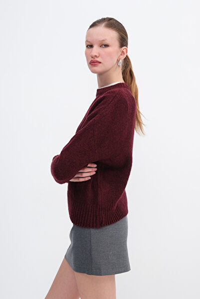 Addax Crew Neck Long Sleeve Knitwear Sweater K3423-A11