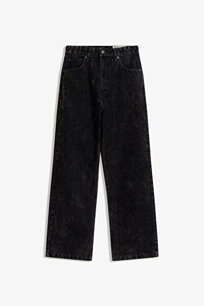 Bershka Frayed baggy jeans