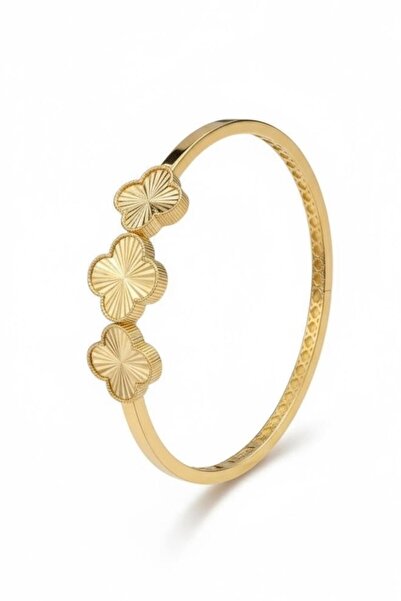 Çgk Çiğdem Gürel Kuyumculuk Yonca Altın Kelepçe Bilezik