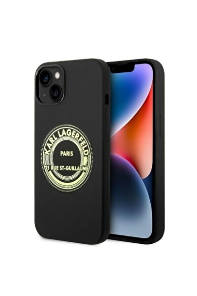 Karl Lagerfeld Carcasă pentru iPhone 14 Plus, silicon, neagră