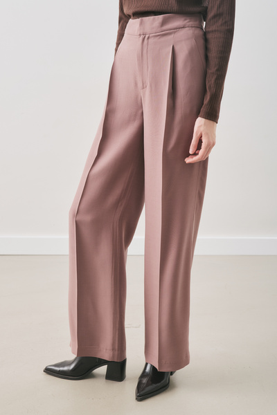 Manuka Draped Pleated Trousers Gülkurusu