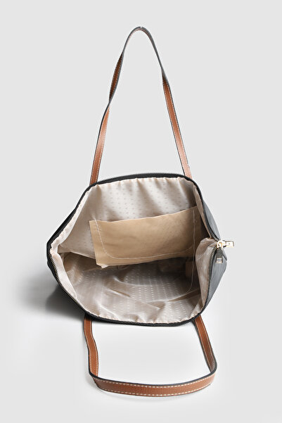 La La'Graccio Paris Lagraccio Paris Women's Chester Pocket Satin Oversized Shoulder Bag