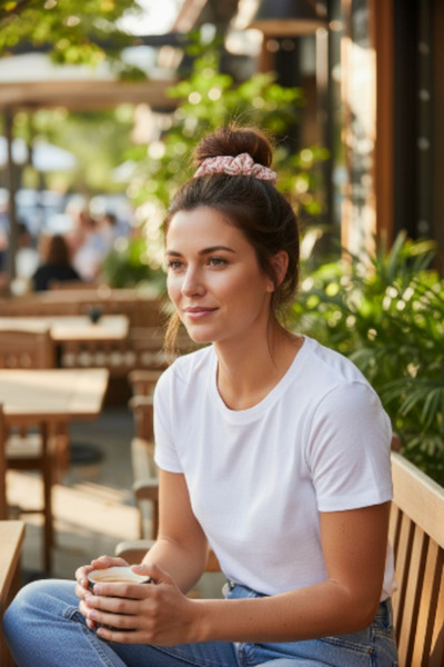 Pirene Alara Scrunchie, Elastic Hair Tie