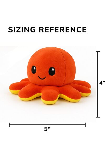 AYEBIA Reversible Octopus Plush Doll | Double-Sided Flip Doll | Stuffed Animals Doll Cute Octopus Plush