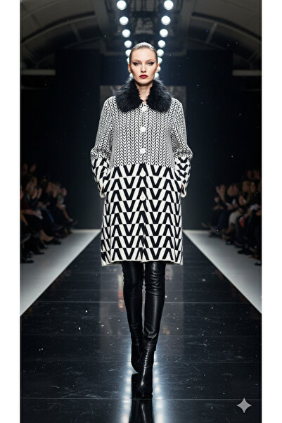 KATREGİYİM On Fashion Yumoş Tri̇ko Kaban