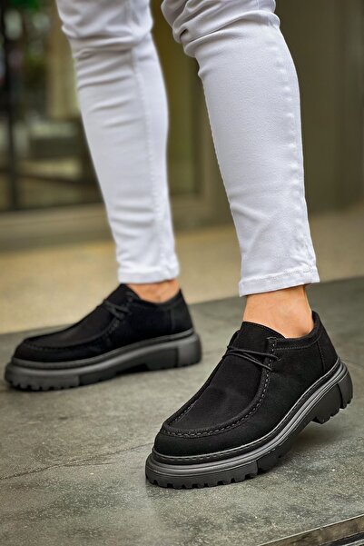 Lucy Shoes YG2404 Castle Мъжки ежедневни класически обувки с връзки от велур ...