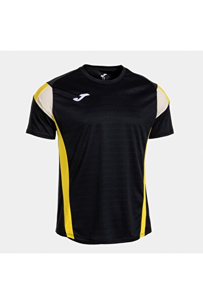 Joma Montreal 104202.109 Ανδρικό μαύρο και κίτρινο αθλητικό μπλουζάκι