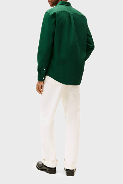 Tommy Hilfiger Pamuklu Regular Fit Logolu Uzun Kollu Gömlek Erkek GÖMLEK MW0MW35774 0IA