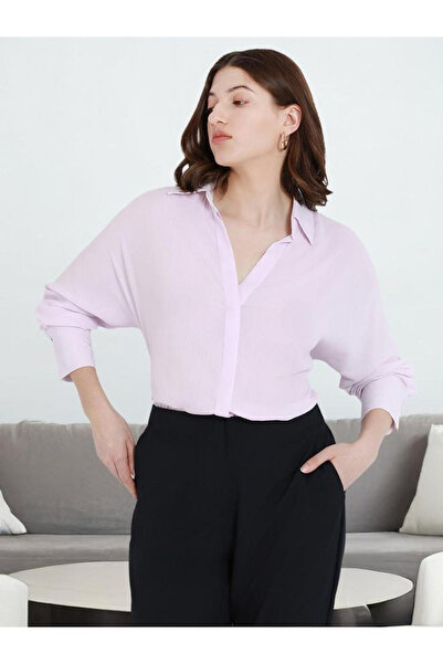 Dennis Lingo By Styli Lilac Long Sleeve Casual Shirt