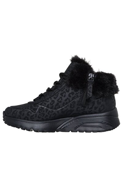 SKECHERS Girls' boots UNO LITE COZY LEOPARD 310362L-BBK-33