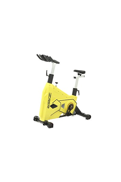 ZOCO BODY FIT Bicicletă de spinning, Zoco Body Fit® DGDC003, Volantă 13 kg, Negru/Galben