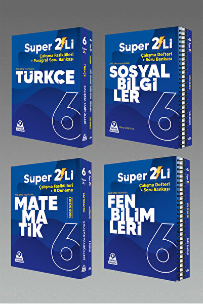Örnek Akademi Yayınları Örnek Akademi 6.SINIF 4'LÜ SET (GÜNCEL MÜFREDAT)