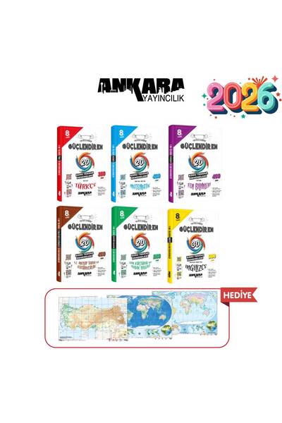 Ankara Yayıncılık 8.SINIF GÜÇLENDİREN KONU TARAMALARI SETİ
