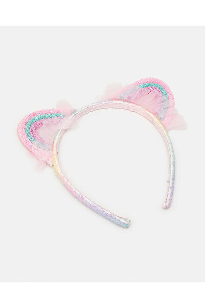 REDTAG عصابة شعر للبنات باللون الوردي والأرجواني