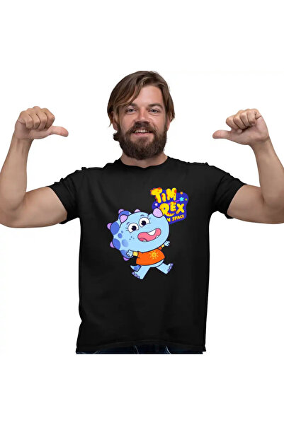 OEM Men's T-Shirt Tim Rex Kai Space Dinosaurs Triceratops