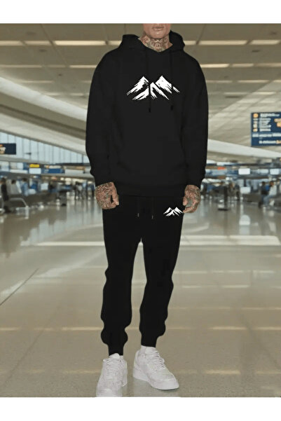 Flow touch طقم هودي بتصميم جبل الجليد