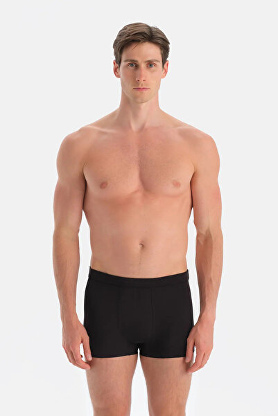 Dagi Siyah Düz Micro Modal Boxer