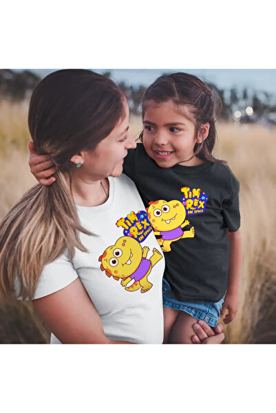 OEM Kids Girls' T-Shirt Tim Rex in Space Astronauts