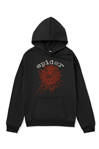 Take Two By Styli Graphic Print Pocket Detail Hoodie