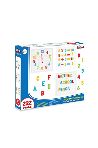 PİLSAN Letter and number board set 222 pieces
